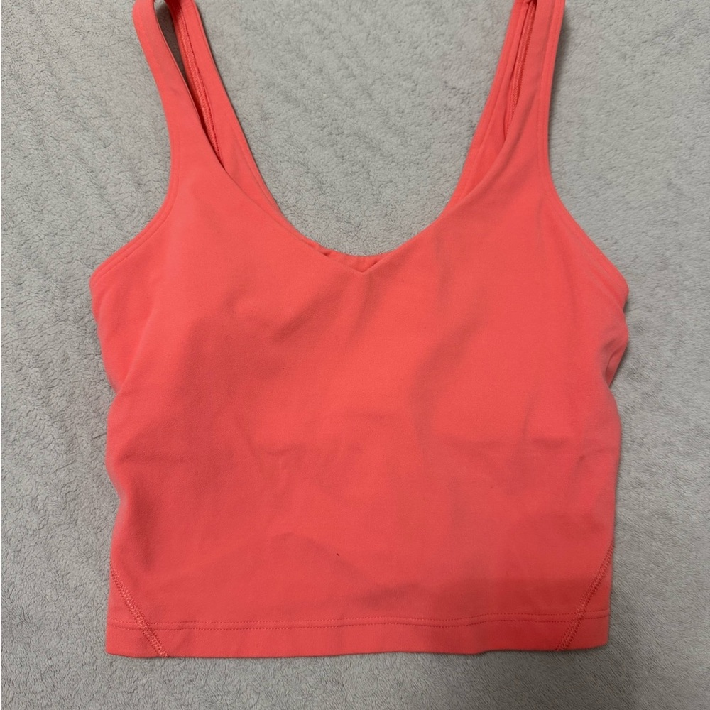 Coral Lululemon Align Tank